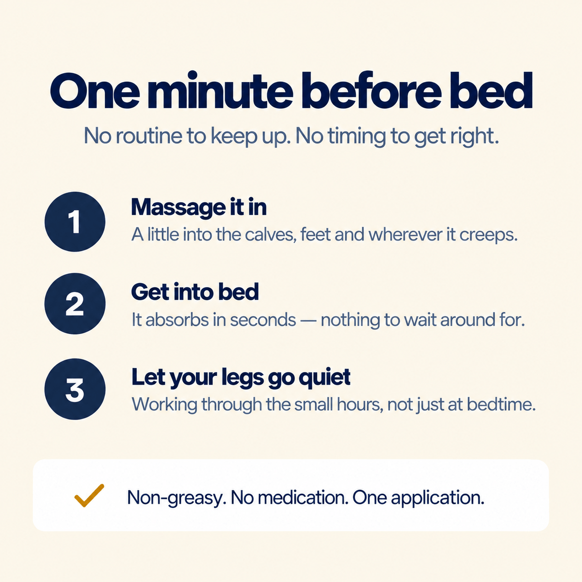 Restless Legs Magnesium Lotion